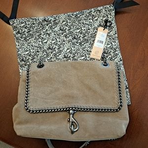Rebecca Minkoff Edie Flap Shoulder Bag with woven chain